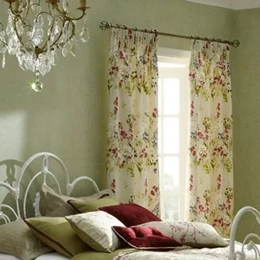 floral curtains