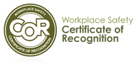 Mammoth Forestry holds a Workplace Safety Certificate of Recognition
