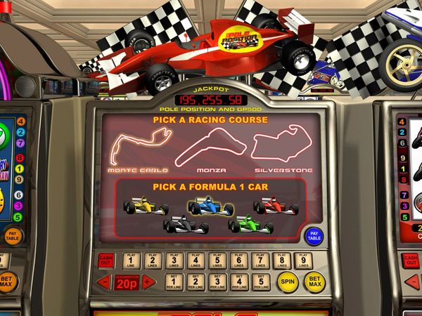 Wagercomms, slot machines, Pole Position