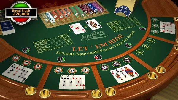 Wagercomms, casino games, Let It Ride