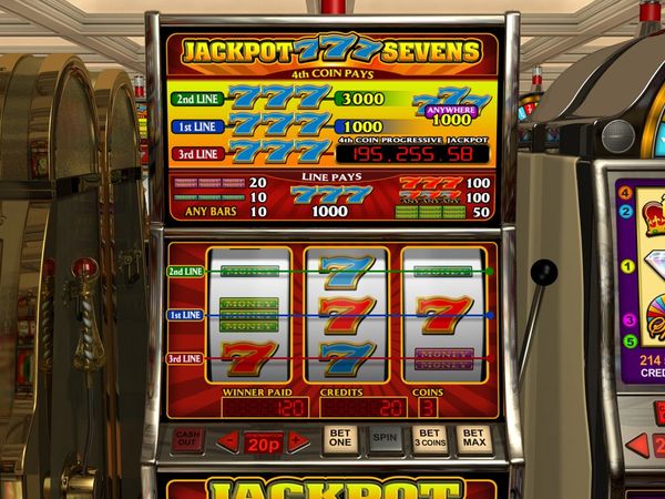 Wagercomms, slot machines, Jackpot 777 Sevens