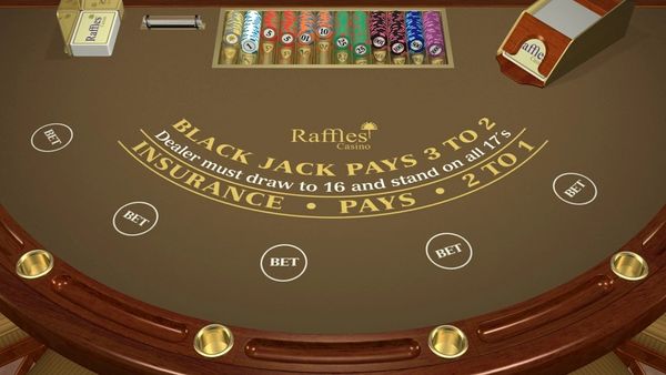 Wagercomms, casino games, Blackjack, Raffles Casino