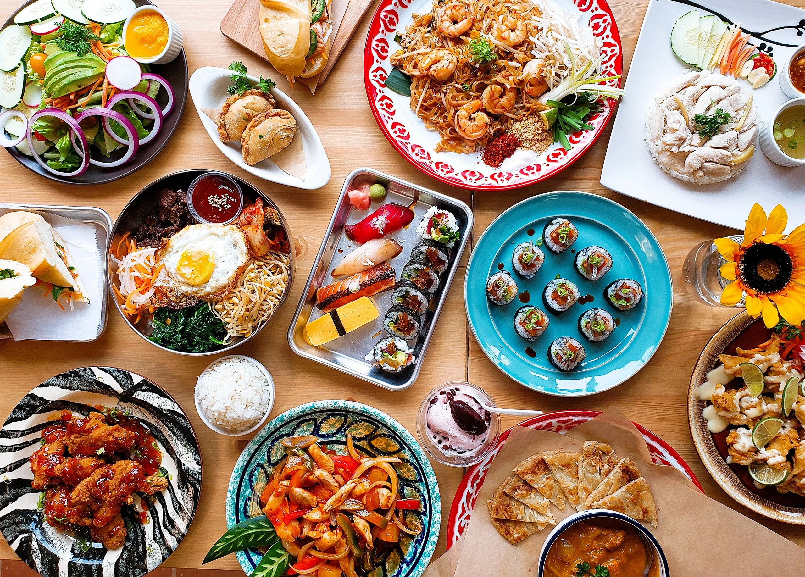Asian Station Asian Food Sushi Thai Sandwich Noodle