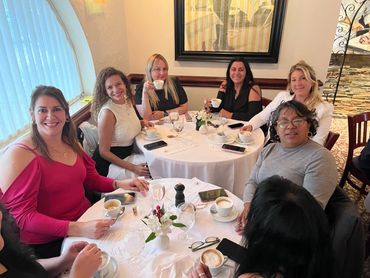 Group of professionals dining at Marcello's La Sirena