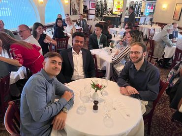 Fancy restaurant dining. 2023 corporate retreat