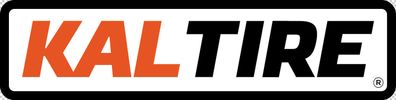 Logo of Kal Tire featuring bold black and orange text.