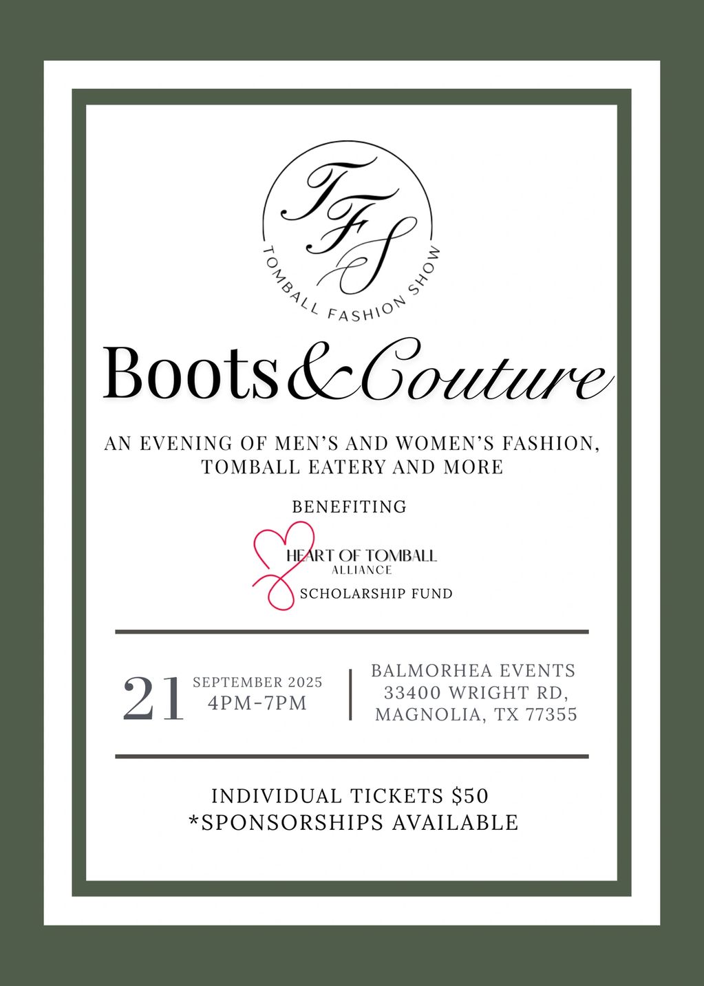 Invitation to Fashion Show