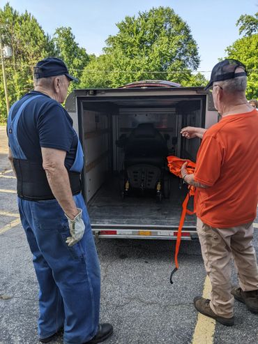 DAV 17 Gainesville Hall Chapter giving last power wheelchair to veteran in 2022. (3 of 5)