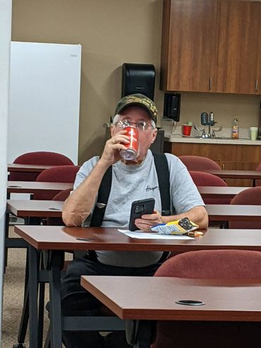 DAV 17 Gainesville Hall Chapter monthly meeting - 2022. (9-9) Chapter 17 member