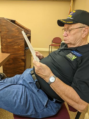 DAV 17 Gainesville Hall Chapter monthly meeting - 2022. (8-9) James Ledford