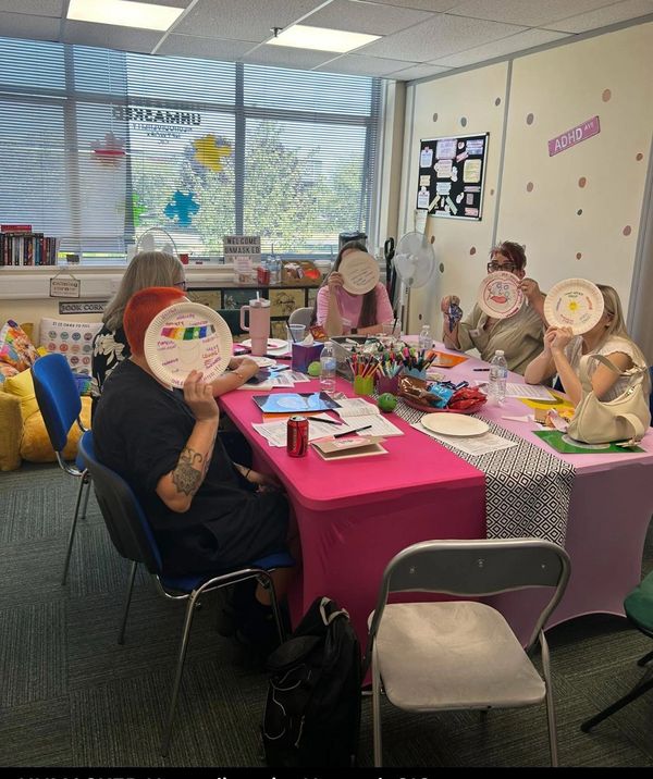 Wearing our masks