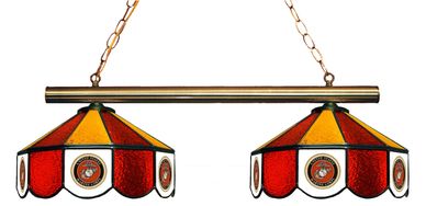 POOL TABLE LIGHT BILLIARDS LAMP MARINES CORPS STAINED GLASS LAMPS STAINED GLASS LIGHTS