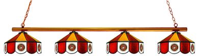 POOL TABLE LIGHT BILLIARDS LAMP MARINES CORPS STAINED GLASS LAMPS STAINED GLASS LIGHTS