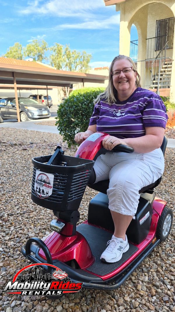 3 wheel heavyduty mobility scooter rental in summerlin, nevada!