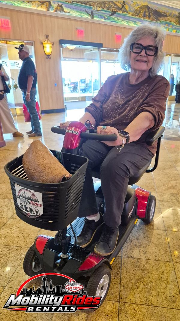 Pride scooter rental at Southpoint Hotel & Casino in Las Vegas, Nevada