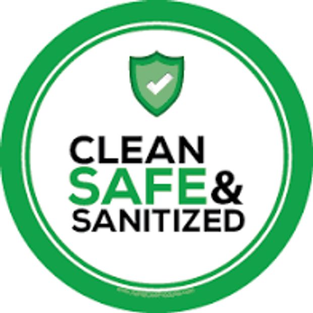 COVID19 Sanitization - Clean & Sanitized Before Use!