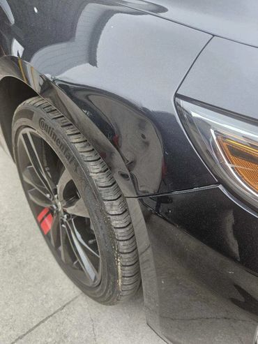 Top Repair Chevy Before - Florida Dent Solutions