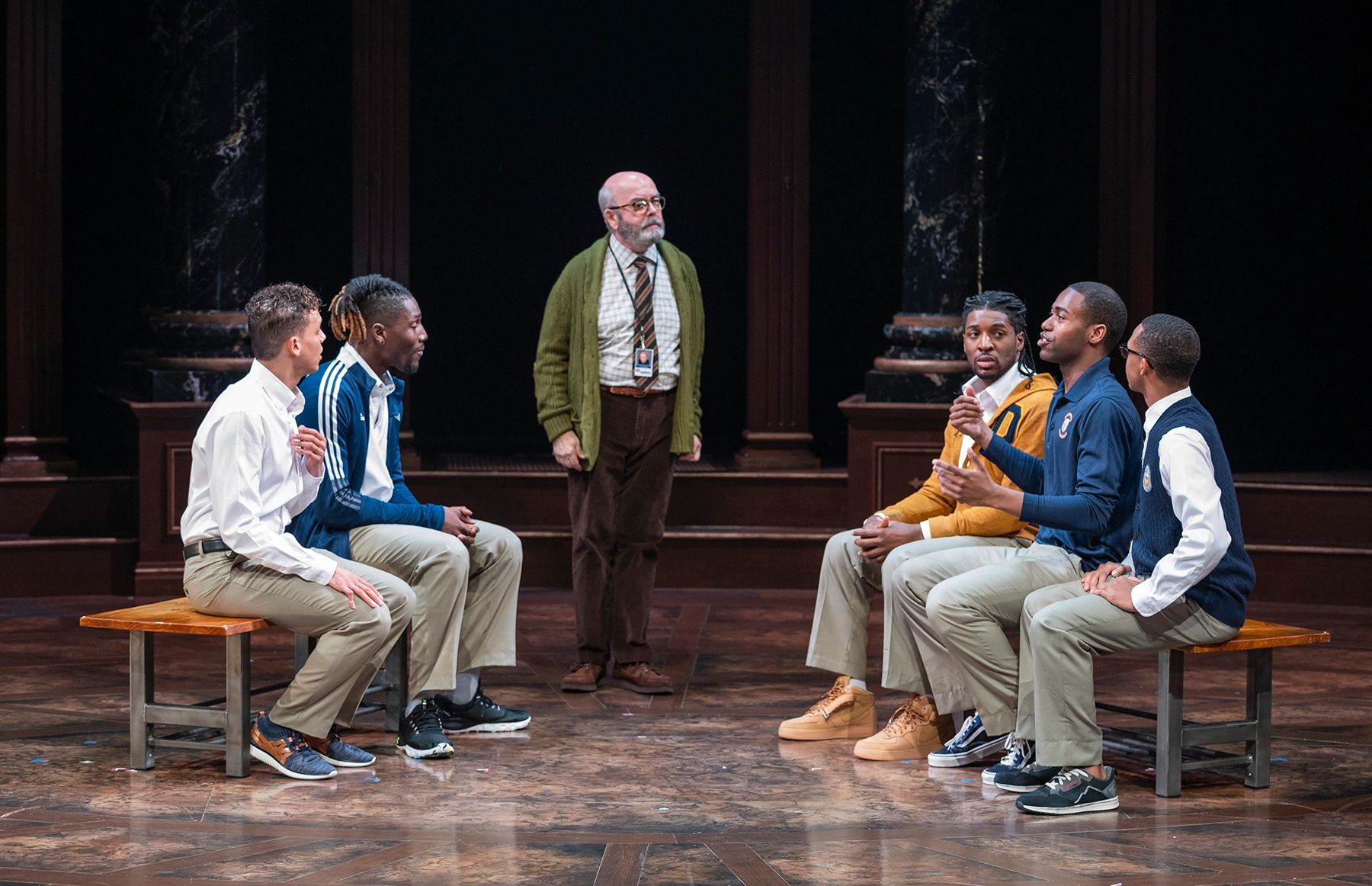 CHOIR BOY by Tarell McCraney
Steppenwolf Theatre Company
photo: Michael Brosilow