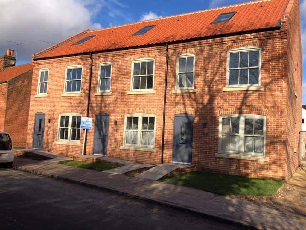 New build terrace houses in Stalham