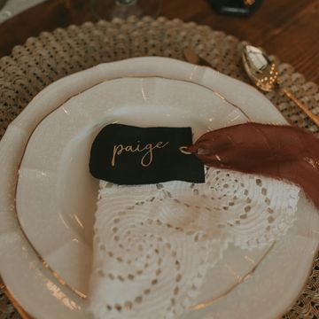 cleveland custom signage place cards the wellspring