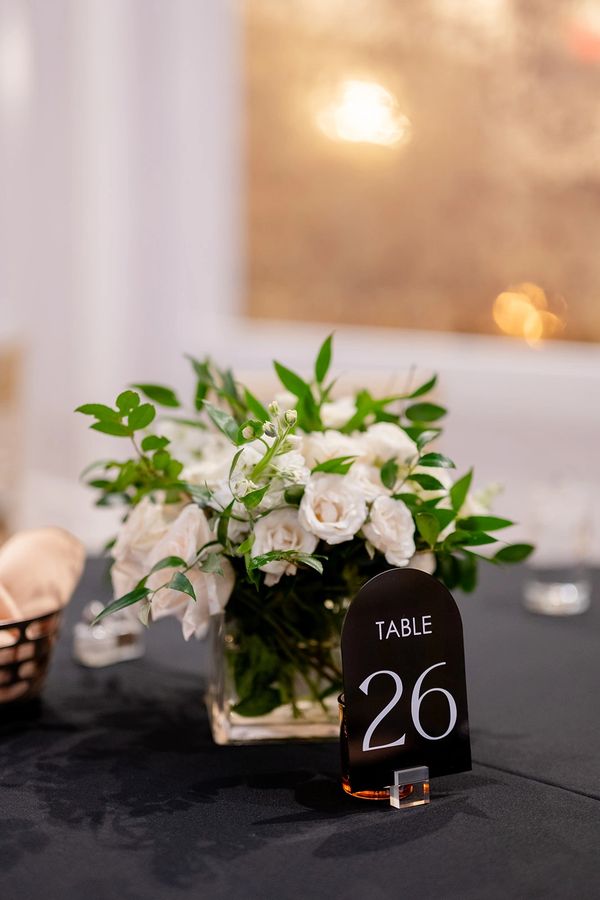 cleveland custom signage table number