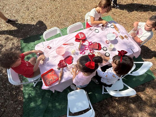 Valentine’s Day themed play date!