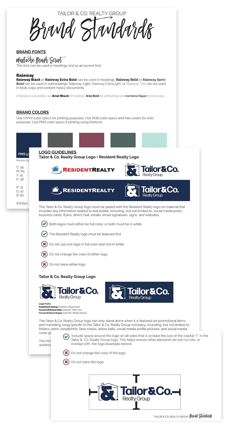 Tailor & Co. Realty Group brand standards