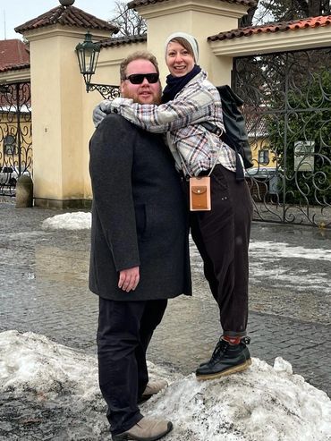 Prague Castle, December - for Tish's birthday!