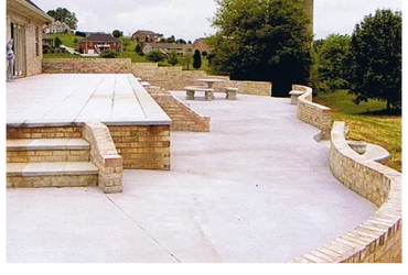 concrete patio in Morristown Tennessee