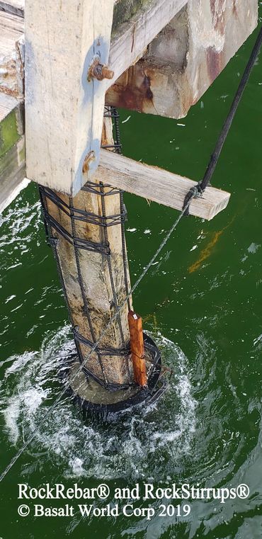 Environmentally responsible cast in place piling (BFRP ) remediation kit