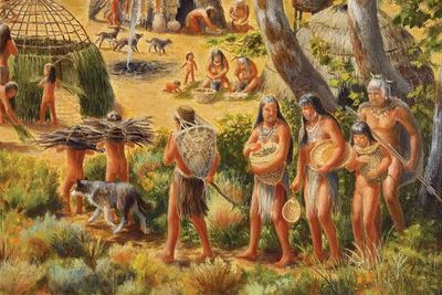 Painting by Mary Leighton Thomson
