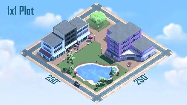 Anime Village land plot stater