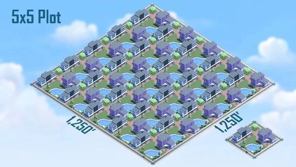 Anime Village land plot medium