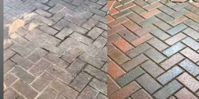 Block paving cleaning and resealing