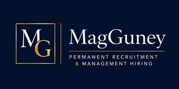 Logo for MagGuney recruitment and management hiring.