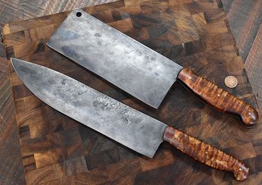 Chef Knife Cleaver Set
