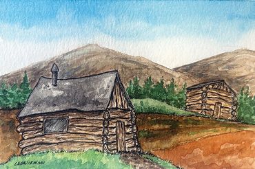Two Cabins in The Mountains