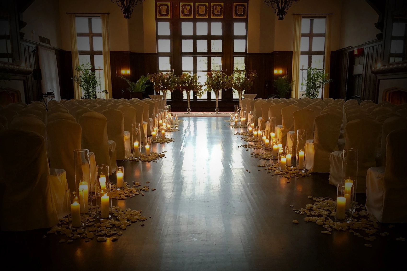 One Fine Day Ceremony Officiants Candlelit Aisle, Chicago Officiants, Romantic, Dream Ceremony
