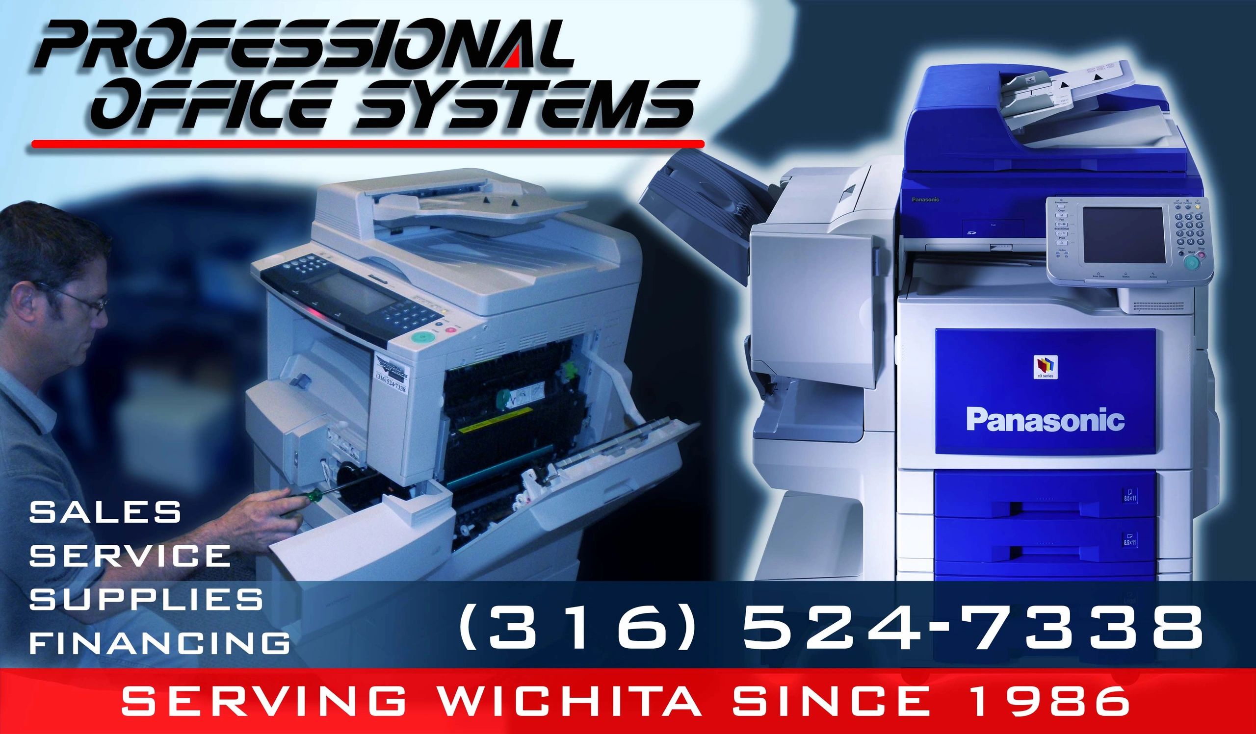 Professional Office Systems in Wichita, Copier and printer sales, copier and printer repair
