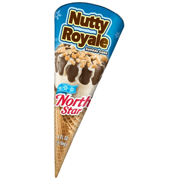 Nutty Royale Sundae Cone