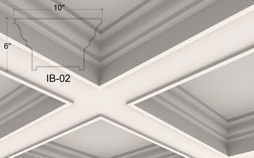 coffered ceiling beam