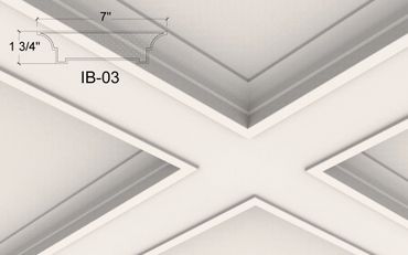 coffered ceiling beam