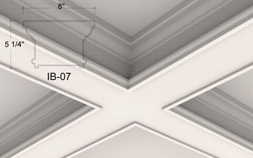 coffered ceiling beams