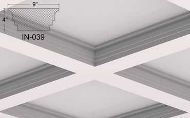 coffered ceiling beams