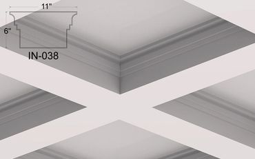 coffered ceiling beam
