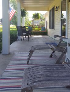 Relaxation starts right outside the front door.