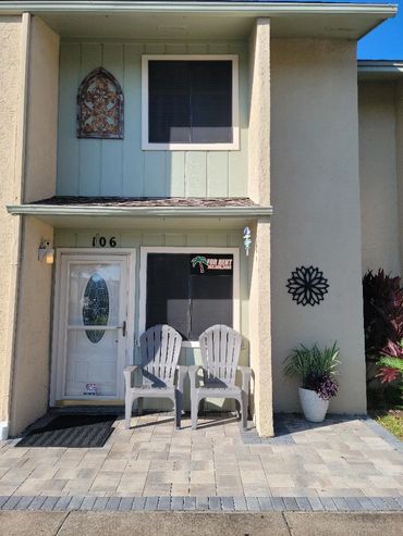 Front of the townhouse.