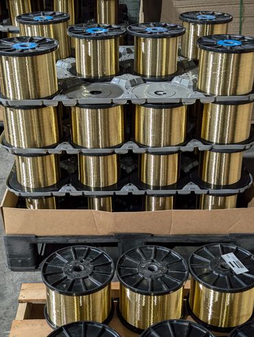 Brass coated raw material