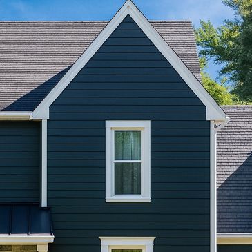 Clapboard siding