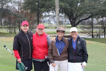 Betty Kraeger, Claudia Greenleaf, Jeannine Green and Eileen Huff